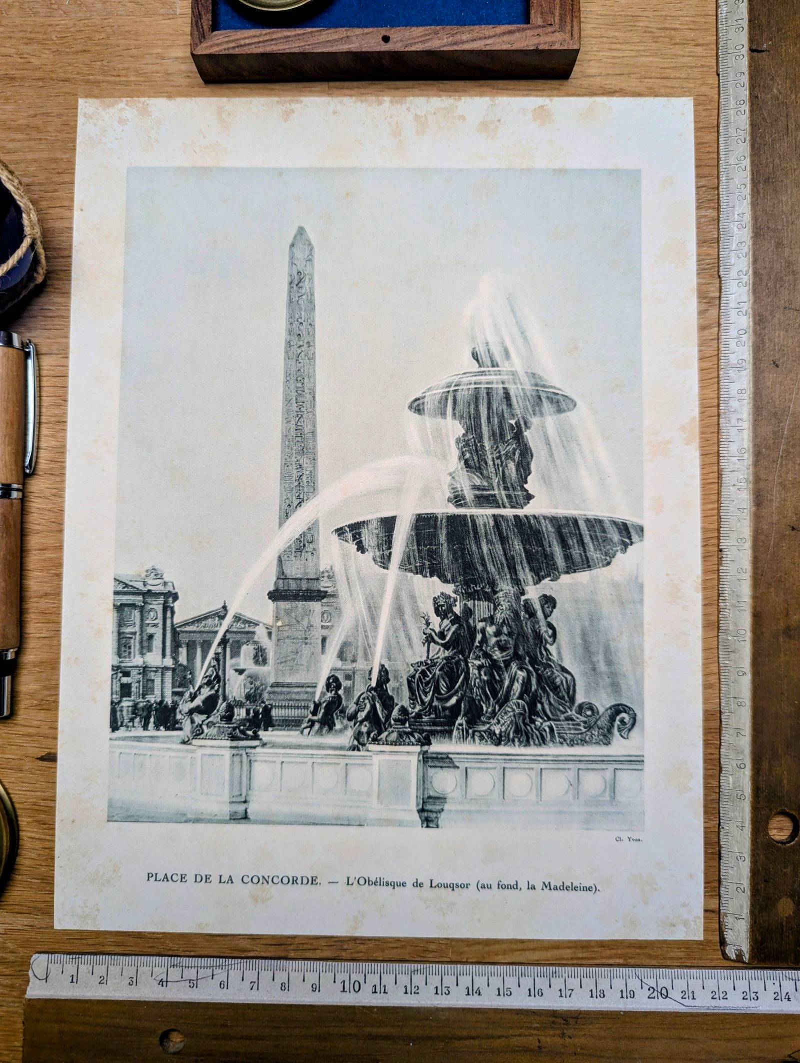 Héliogravuras Torre Eiffel e a Concorde, impressa em 1926 – photo 2